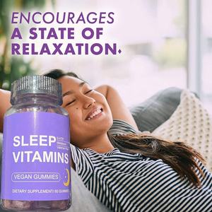 Uyku saç büyüme takviyesi için özel etiket özel bitkisel uyku Gummies - Product Image 3