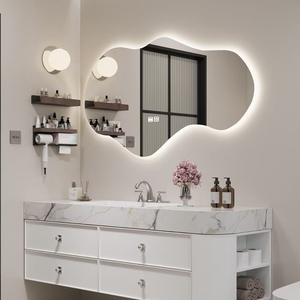 BALOM Advanced Bathroom Cabinet Wood MDF Plywood Large Capacity Modular Vanity <b>Smart</b> <b>Mirror</b> Custom Size OEM Direct Copper Home - Product Image 3