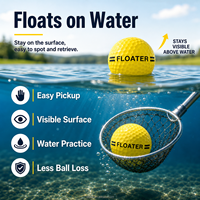 Balles de golf flottantes XJT pour la pratique sur le practice aquatique, balles de pratique flottantes colorées, vente en gros