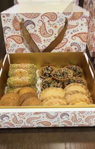 Scatola Regalo per Torte IMEE Adiles con Coperchio Trasparente, 9 Scomparti, Separatori Dorati e Borsa Abbinata - Product Image 6
