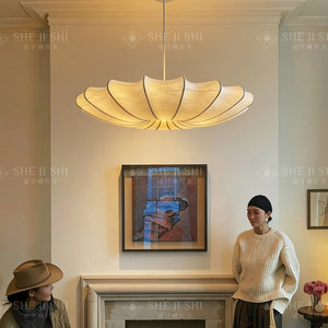 Lustre suspendu rond E27 à six têtes, lampe blanche à économie d'énergie pour salon, chambre à coucher, décoration de la maison - Product Image 5