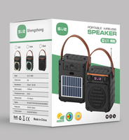 Portable solaire extérieur radio de bureau haut-parleur sans fil télécommande basse home cinéma woofer commande vocale haut-parleur