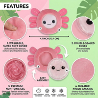 Compresse de gel réutilisable chaude et froide de qualité supérieure Badu BDK02 Classe I pour enfants 10x10cm – Soulagement de la douleur par refroidissement physique