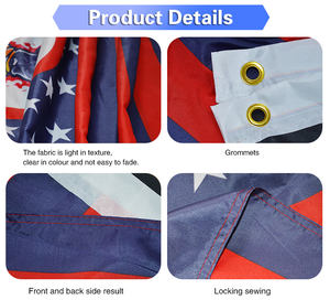 Bendera Kain Promosi Custom Berkualitas Tinggi 3 X 5 kaki 90x150cm Cetak Digital 3x5 Ft Bolak-Balik 3x5ft Bendera Spanduk Custom Dengan Logo - Product Image 5