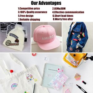 Parches Bordados 3D con Logotipo Personalizado, Letras Termoadhesivas, Parches Bordados con Dibujos Animados para Ropa, Gorras y Emblemas - Product Image 5