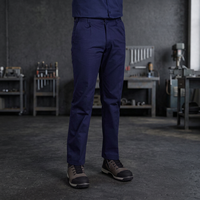 Pantalon de travail en sergé respirant, anti-odeur, anti-bactérien pour hommes, sur mesure, robuste, en coton, pour la construction, OEM
