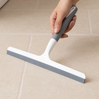 Lame de raclette en plastique durable PP TPR avec poignée pour le nettoyage des vitres, de la poussière et de l'eau dans la cuisine et la salle de bain