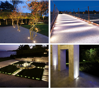 Acier inoxydable 1w 3w Encastré Extérieur Étanche Ip67 RVB Blanc Chaud Enterré Pont Enterré Sol Jardin Led Lumière Souterraine