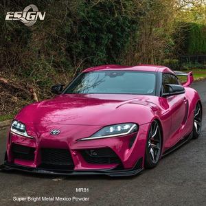 Mr81 सुपर उज्ज्वल धातु मेक्सिको पाउडर पीफ संरक्षण फिल्म स्व चिपकने वाला स्टिकर कार फिल्म - Product Image 2