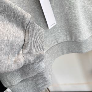 Hoodie Set 2 Potong Fashionable, Tebal, Nyaman, Bergaya, Bahan Katun, Unisex, Resleting Setengah untuk Wanita dan Pria - Product Image 5