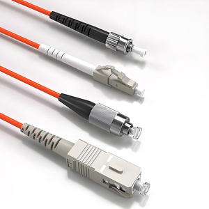 5 pièces/sac Câble de brassage <span class=keywords><strong>fibre</strong></span> <span class=keywords><strong>optique</strong></span> LC/UPC-ST/UPC MM Multimode 62.5-125 OM1 Simplex <span class=keywords><strong>Orange</strong></span> FTTH 1-5 mètres pour télévision par câble CATV - Product Image 5