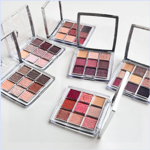 Wholesale Famous Brand Waterproof <strong>Eyeshadow</strong> Makeup <strong>Palette</strong> 9 <strong>Colors</strong> Cream Pearlescent Matte Multichrome - Product Image 1
