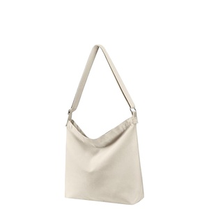 Custom Women's Blank Large Size Canvas Crossbody <b>Tote</b> Shoulder Bag with Open Closure for Outdoor & <b>Travel</b> Use - Product Image 1