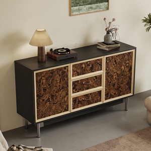 Daiying <b>Sideboard</b> Solid Wood <b>Storage</b> Cabinet 5 Compartments Living Room Furniture Mid Century Style - Product Image 1