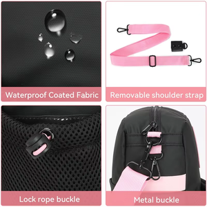 Fabrika özel yeni tasarım açık Pet gıda saklama torbaları yavru köpek kedi eğitim Tote sırt çantaları Pet dışında omuzdan askili çanta - Product Image 5