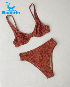 Bikini a due pezzi elasticizzato personalizzato grande formato vendita calda 2023 ultimo costume <span class=keywords><strong>da</strong></span> <span class=keywords><strong>bagno</strong></span> professionale fabbricazione Bikini <span class=keywords><strong>costumi</strong></span> <span class=keywords><strong>da</strong></span> <span class=keywords><strong>bagno</strong></span> - Product Image 4
