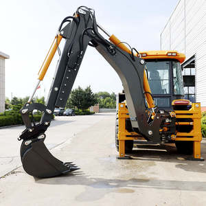 Compact Backhoe Loader with Short Rear Overhang Reducing Risk of Collision in <b>Tight</b> Spaces - Product Image 4