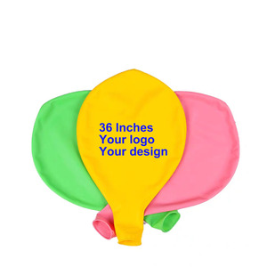 Globos de Látex de 36 Pulgadas, Globos con Logotipo Personalizado, Impresión Personalizada para Fiestas, Bodas, Eventos, Promoción Empresarial, Recuerdos de Fiesta, Juegos - Product Image 1