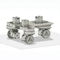 Module d'entraînement omnidirectionnel à 360° pour charge de 50 kg, bus TTL à fil unique ° Unité de roue de châssis de robot à encodeur absolu de direction