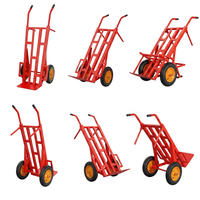 Chariot à main robuste, capacité 300 lb, chariot à sacs en acier industriel, chariot pliable, OEM, roues pneumatiques réglables de 10 pouces
