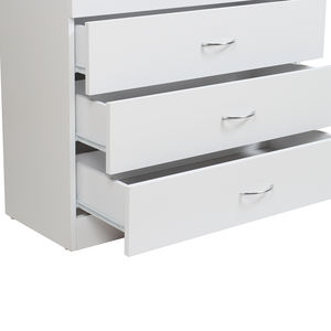 Chambre à coucher moderne et bon marché, <span class=keywords><strong>commode</strong></span> en bois, <span class=keywords><strong>commode</strong></span> <span class=keywords><strong>blanche</strong></span> en bois à <span class=keywords><strong>5</strong></span> <span class=keywords><strong>tiroirs</strong></span> pour chambre à coucher - Product Image 4