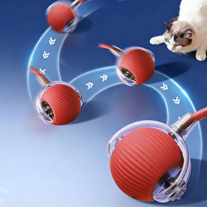 Jouet interactif pour chat, balle roulante automatique avec queue, rechargeable, jouet intelligent pour animaux de compagnie, <span class=keywords><strong>souris</strong></span> intelligente pour chat - Product Image 5