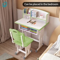 Table d'étude pour étudiants en vente chaude, meubles de salon, table d'étude avec chaise pour enfants