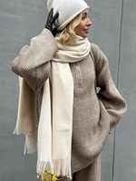 Pull en polyester tricoté F-17 pour l'automne et l'hiver, chaud et élégant, couleur unie, épais, avec fermeture éclair
