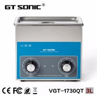 Nouvelle conception, nettoyeur ultrasonique intelligent électrique 40 kHz 300 W avec fonction de dégazage, pour garage, réservoir en acier inoxydable, minuterie numérique, 6,5 litres