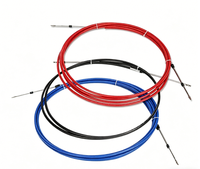Câble de commande de vitesse marin 33C compatible avec les moteurs de bateau Yamaha Suzuki, ligne de commande en acier inoxydable CCX633XX, extrémité filetée 10-32