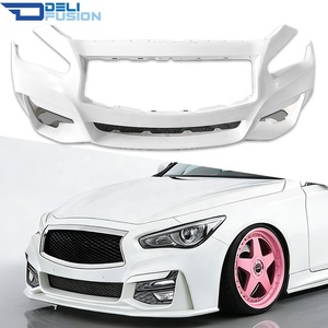 กันชนหน้า Q50 สำหรับ Infiniti Q50 V37 ปี 2014-2022 รุ่น Skyline Aimg Style ทำจากไฟเบอร์กลาส พร้อมลิ้นกันชน/ไฟตัดหมอก - Product Image 1