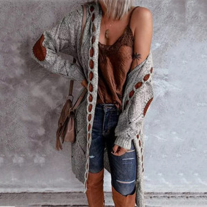 Suéter Nuevo para Mujer, Otoño Invierno, Sudadera Holgada de Moda, Cárdigan de Manga Larga, Suéter, Abrigo, Ropa de Abrigo de Invierno, Abrigo de Moda - Product Image 3