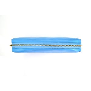 Sac à cosmétiques en cuir de vachette, pochette à maquillage en cuir souple vintage avec fermeture éclair, petite et moyenne taille pour femme, sac de toilette de voyage, organiseur de bijoux - Product Image 5