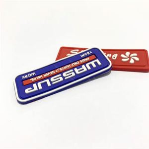 Écusson personnalisé en PVC souple 3D, silicone, gaufré, avec logo pour vêtements, impression UV transparente, patch en PVC, parche en silicone 3D - Product Image 3