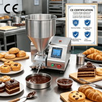 Opération facile Petit distributeur de confiture de boulangerie Crème glacée Cookie Donut Mousse Pâte à gâteau Distributeur de Cupcake Machines de remplissage