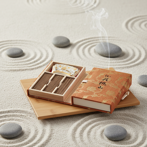 Incienso Aromático de Sándalo Kyara Momoyama, Paquete de 36 Varillas en Polvo con Soporte para Uso en Interiores - Product Image 4