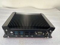 2 Lan Mini Komputer I3 Generasi ke-10 2*COM 2*HD 8*USB DDR4 RAM M.2 SSD Tanpa Kipas Mini PC Industri Sistem Operasi Win10 Win11 Linux