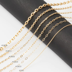 Oem đồ trang sức thời trang Cáp Rắn vàng cô gái dài Chuỗi vòng cổ trong 14k PT 18K 10K - Product Image 1