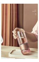 Gobelet à thé en verre borosilicate à double paroi, épais et résistant à la chaleur, avec filtre, 280 ml, 350 ml, 500 ml