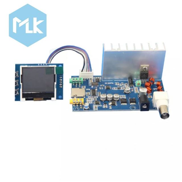 MLK Diy Kits 5W-7w FM Transmitter Radio Station PLL Stereo Digital Frequency KITS + Lcd Digital Display SMD