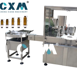 Machine de remplissage automatique de flacons de poudre à vis sans fin facile à utiliser avec bouchon en caoutchouc ligne de remplissage de flacons de poudre - Product Image 1