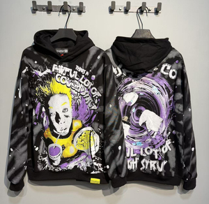 Sudaderas Casuales Holgadas de Alta Calidad, 100% Algodón Grueso, Marca THAT'S A AWFUL LOT OF COUPH SYRUP, Estilo Urbano para Hombre - Product Image 1