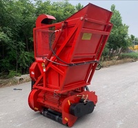 Moissonneuse-broyeuse agricole EXW pour ensilage avec broyage et recyclage de la paille et des grains de maïs, moteur haute productivité