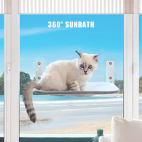 Sanqiang-hamac durable pour chat, petit à XL, perchoir de fenêtre, lit pour chaton, nid à motif animal avec mousse et tissu