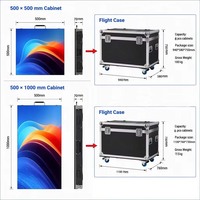 Écran d'affichage LED extérieur en aluminium moulé sous pression P2.604 P2.976 P3.91 P4.81 Mur vidéo LED Écran d'affichage LED de location pour scène