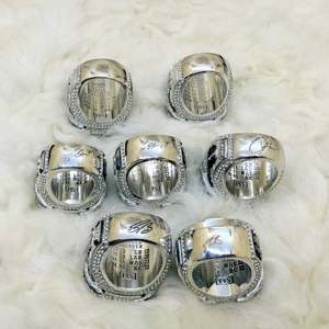 Les ailes sortent de leur emplacement # 1 # 11 # 21 # 26 # 33 # 55 # Bague de champion de football des Philadelphia Eagles pour 88 joueurs, signature LIX, Super Bowl 2025 - Product Image 3