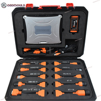 Alat Pemindai Diagnosa OBD Excavator Van Diesel Y009 Pk Xtuner T1, Alat Pemindai DPF OBD2 Truk Berat dan Laptop CF19