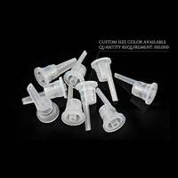 Bouchon réducteur d'orifice en plastique de 18 mm, insert compte-gouttes transparent, bouchon de bouteille d'huile essentielle, assemblage de col, taille personnalisée disponible