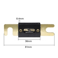 Kit Suku Cadang Sekring Model Pasang-Tambang untuk Forklift, Mobil, Asuransi, Otomatis, Tipe Blade 50A 60A 100A 120A 150A 200A 250A 300A 400A, Amplifier Audio