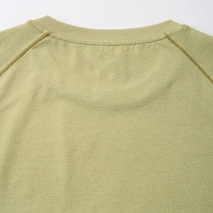 T-shirt de sport décontracté léger 100 % coton à manches courtes, respirant, anti-humidité, personnalisable, col rond en maille pour l'extérieur - Product Image 3